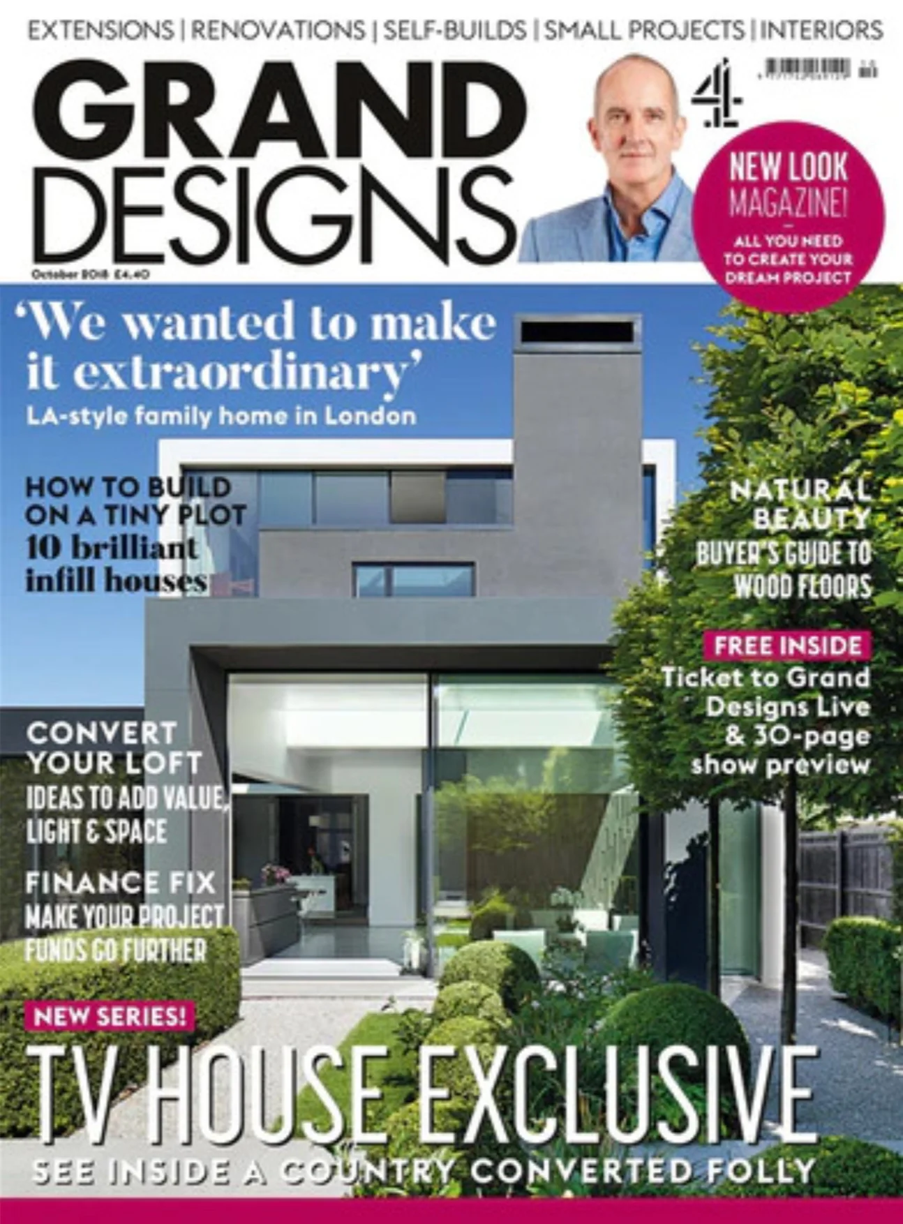 Van Peake residential renovation project in Ealing, London, featured on the cover of Grand Designs magazine, September 2018